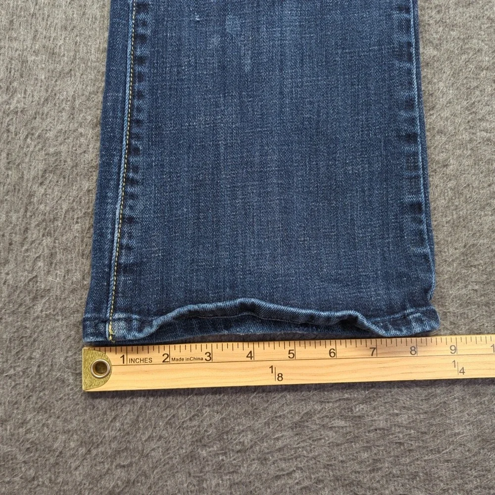 American Eagle Jeans Womens 8‎ Blue Original Boot Cut Stretch Faded Western